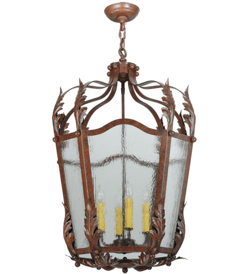 22"W Citadel 4 Light Pendant