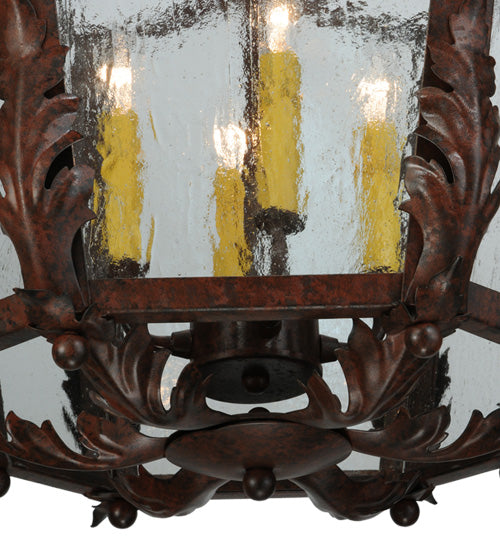 22"W Citadel 4 Light Pendant