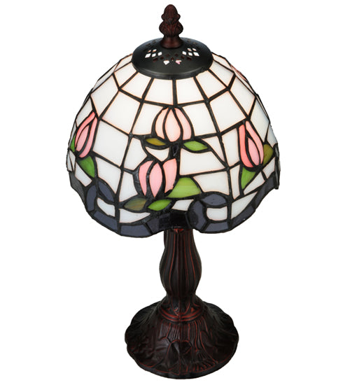 14" High Roseborder Mini Lamp