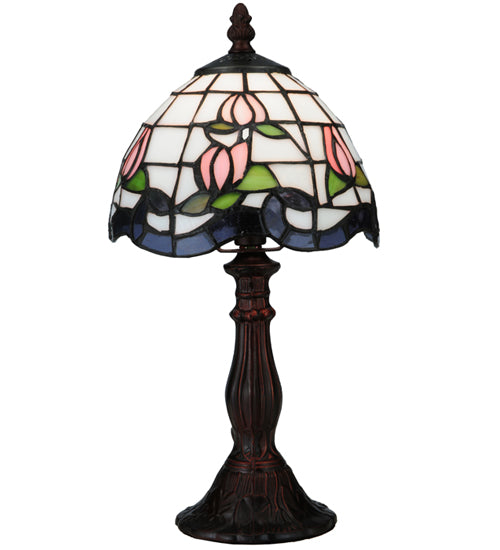 14" High Roseborder Mini Lamp