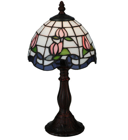 14" High Roseborder Mini Lamp