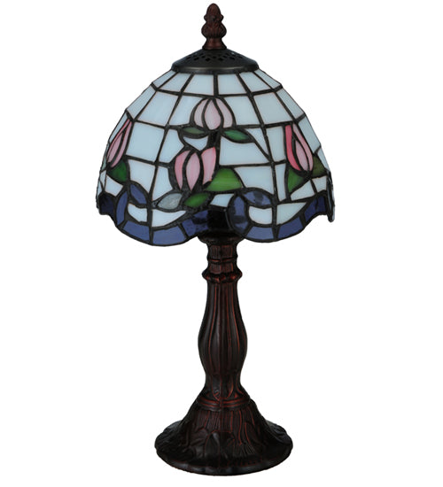 14" High Roseborder Mini Lamp