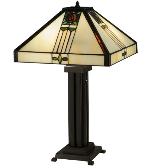 23.5"H Pasadena Rose Table Lamp