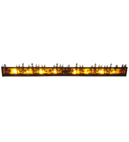 58" Wide Tall Pines Vanity Light