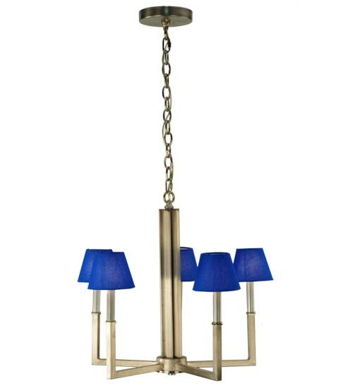 24" Wide Rula 5 Light Chandelier