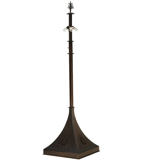 81" High Pinecone Ridge Floor Lamp