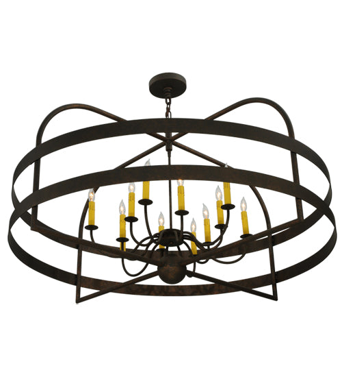 48"W Aldari 12 Lt Chandelier