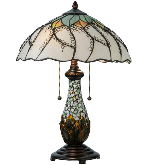 22.5"H Videira Florale Table Lamp