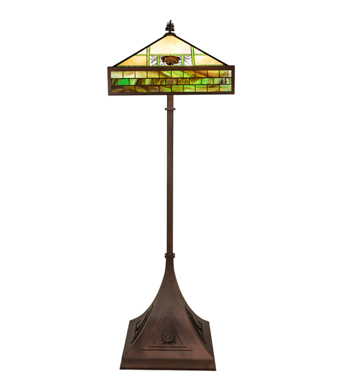 81" High Pinecone Ridge Floor Lamp