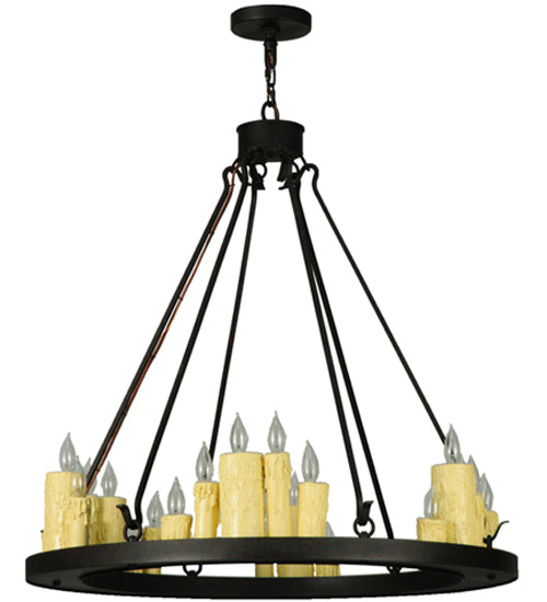 36"W Deina 24 Lt Chandelier