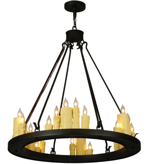 36"W Deina 24 Lt Chandelier