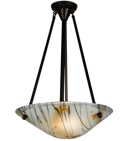 18" Wide Metro Fusion Ramoscelli Inverted Pendant