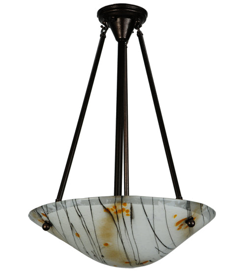 18" Wide Metro Fusion Ramoscelli Inverted Pendant