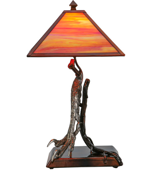 25"H Eagle Claw Kickstand Custom Table Lamp