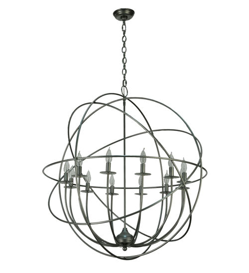 36"W Atom Enerjisi 12 Lt Chandelier