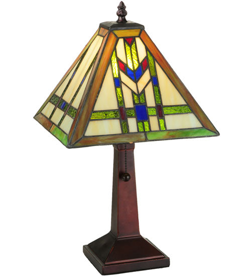 17.5" High Prairie Wheat Table Lamp