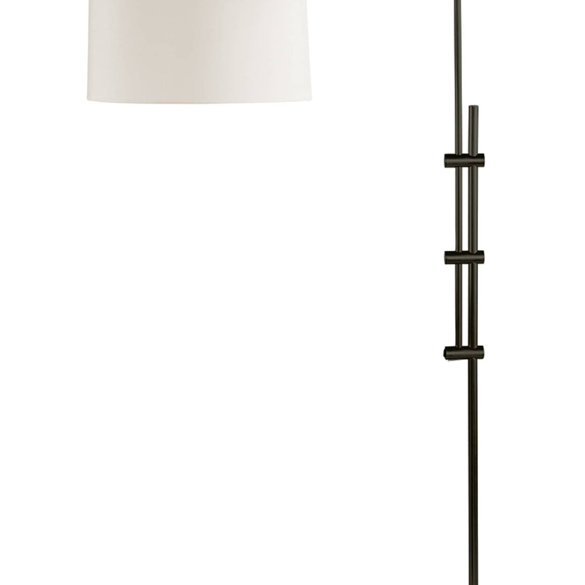 Arc Floor Lamp with Fabric Shade (Oil Rubbed Bronze)