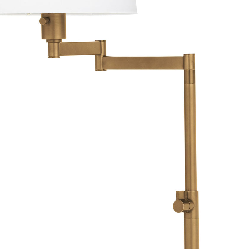 Southern Living Virtue Floor Lamp (Natural Brass)