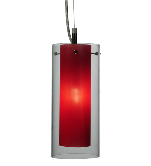 4.5"W Metro Fusion Mercury Cilindro Mini Pendant