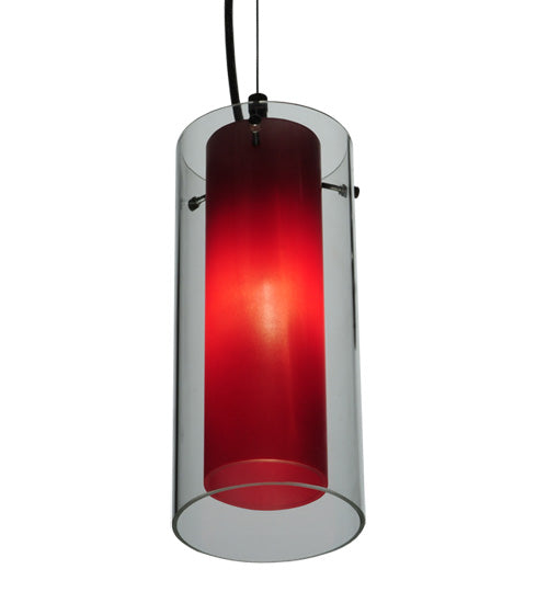 4.5"W Metro Fusion Mercury Cilindro Mini Pendant