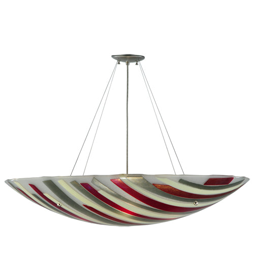 35.25"W Metro Fusion Jubilee Glass Inverted Pendant