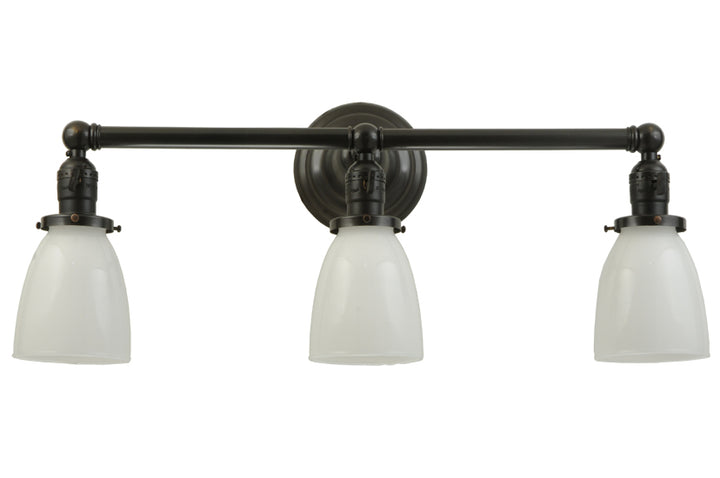 23.5"W Revival Chelsea 3 Lt Paddle Socket Wall Sconce