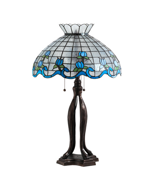 31" High Roseborder Table Lamp