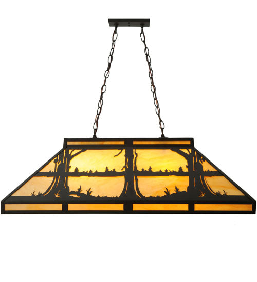 40"L Quiet Pond Oblong Pendant