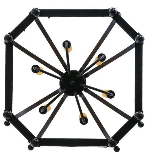 32"W Citadel 6 Light Pendant