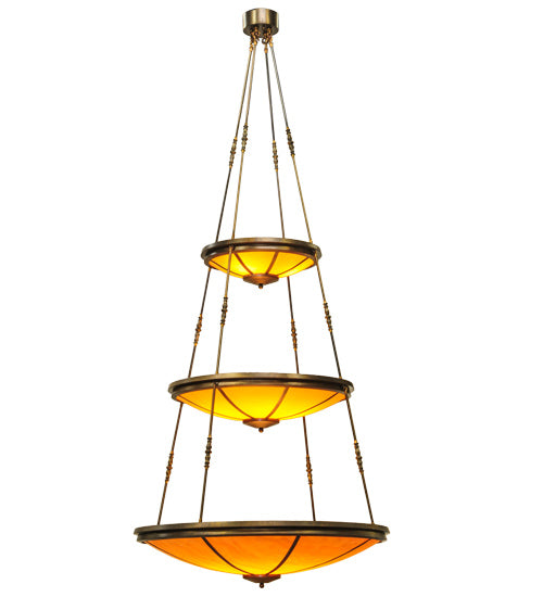 47"W Commerce 3 Tier Pendant