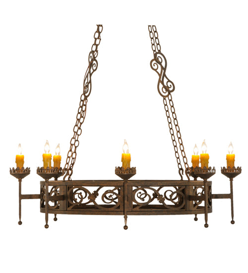 48"W Majella 8 Lt Chandelier