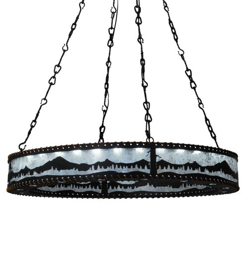 42" Wide Mountain Range Ring Chandelier