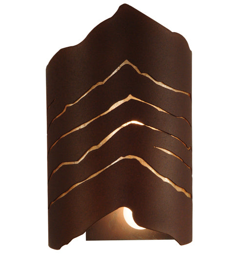 10"W Wavey Wall Sconce