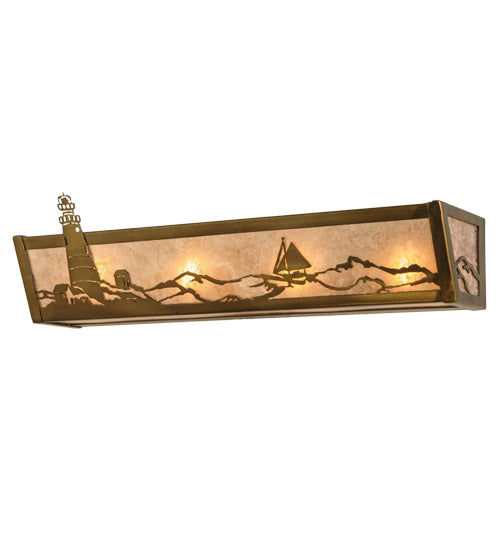 24"W Lighthouse Vanity Light