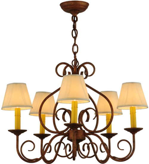 26" Wide Jenna 5 Light Chandelier