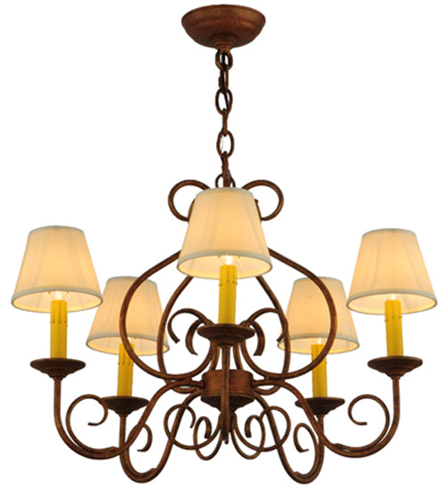 26" Wide Jenna 5 Light Chandelier