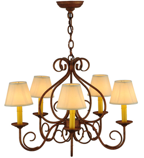 26" Wide Jenna 5 Light Chandelier