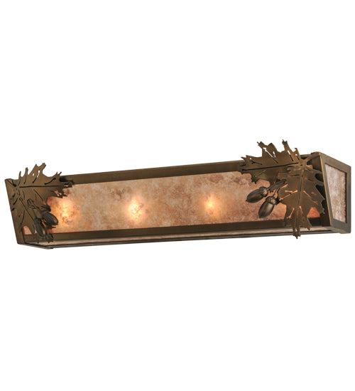 24"W Oak Leaf & Acorn Vanity Light