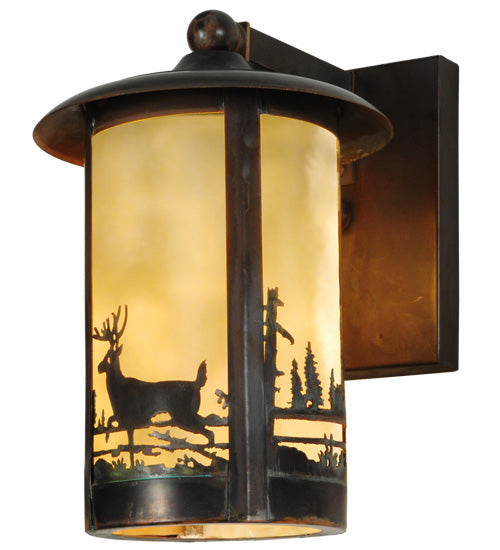 8"W Fulton Deer Creek 1 Lt Wall Sconce