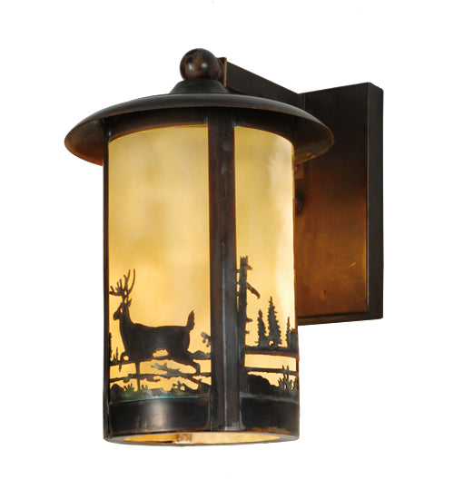 8"W Fulton Deer Creek 1 Lt Wall Sconce