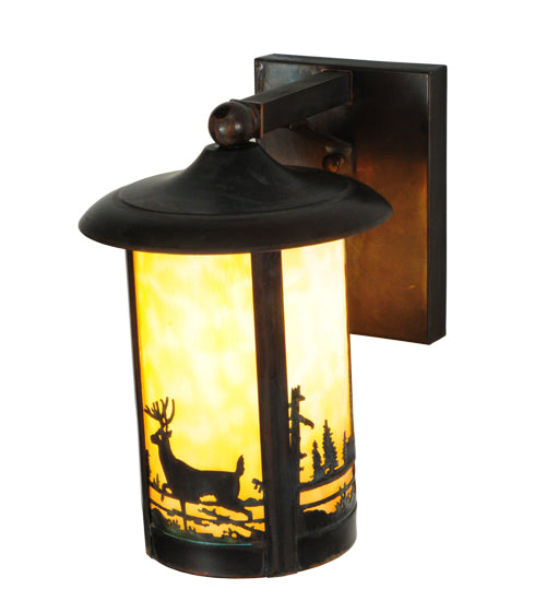 8"W Fulton Deer Creek 1 Lt Wall Sconce