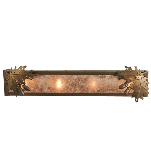 24"W Oak Leaf & Acorn Vanity Light