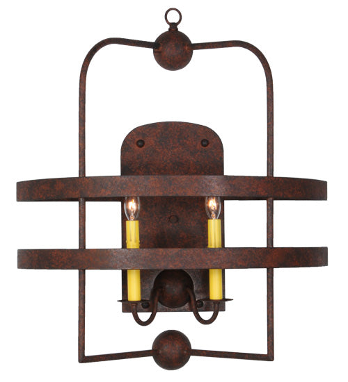 24" Wide Aldari 2 Light Wall Sconce