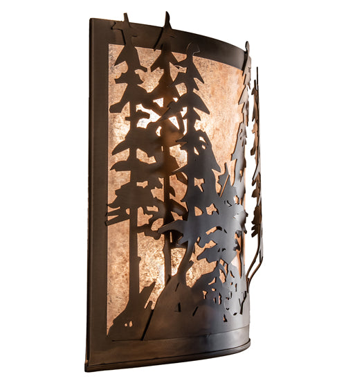 20" Wide Tall Pines Wall Sconce