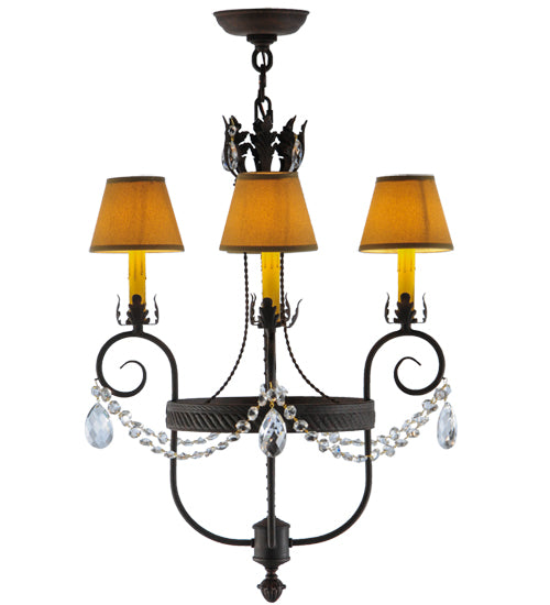 18" Wide Antonia 4 Lt Chandelier