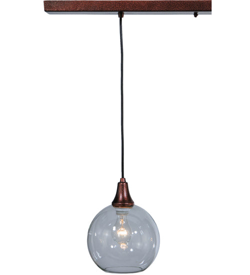 48" Long Bola 3 Light Island Pendant