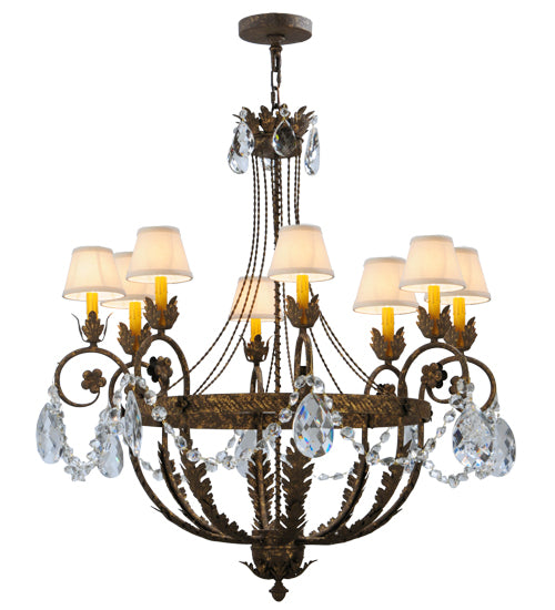 39"W Antonia 8 Lt Chandelier