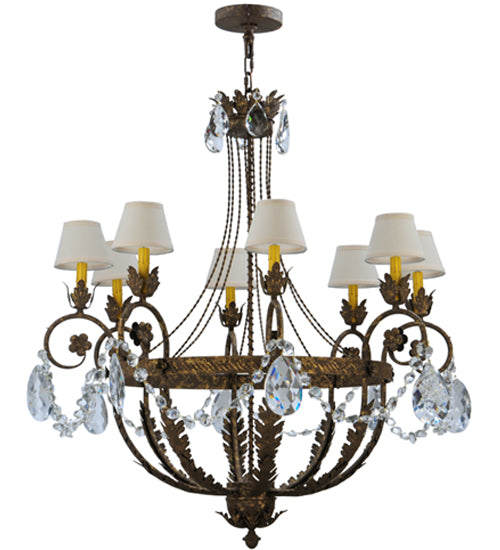 39"W Antonia 8 Lt Chandelier