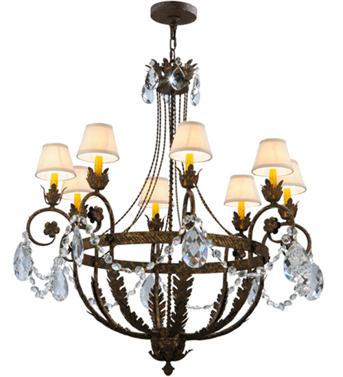 39"W Antonia 8 Lt Chandelier