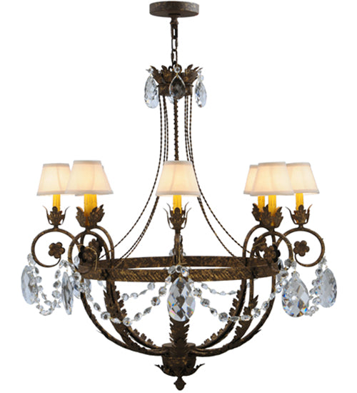 39"W Antonia 8 Lt Chandelier